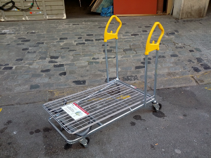 carro plataforma metal plastico 109x67x113 (27eu.) 4u